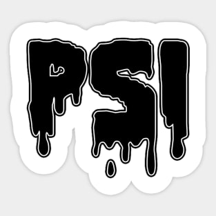 Drippy Psi Sticker